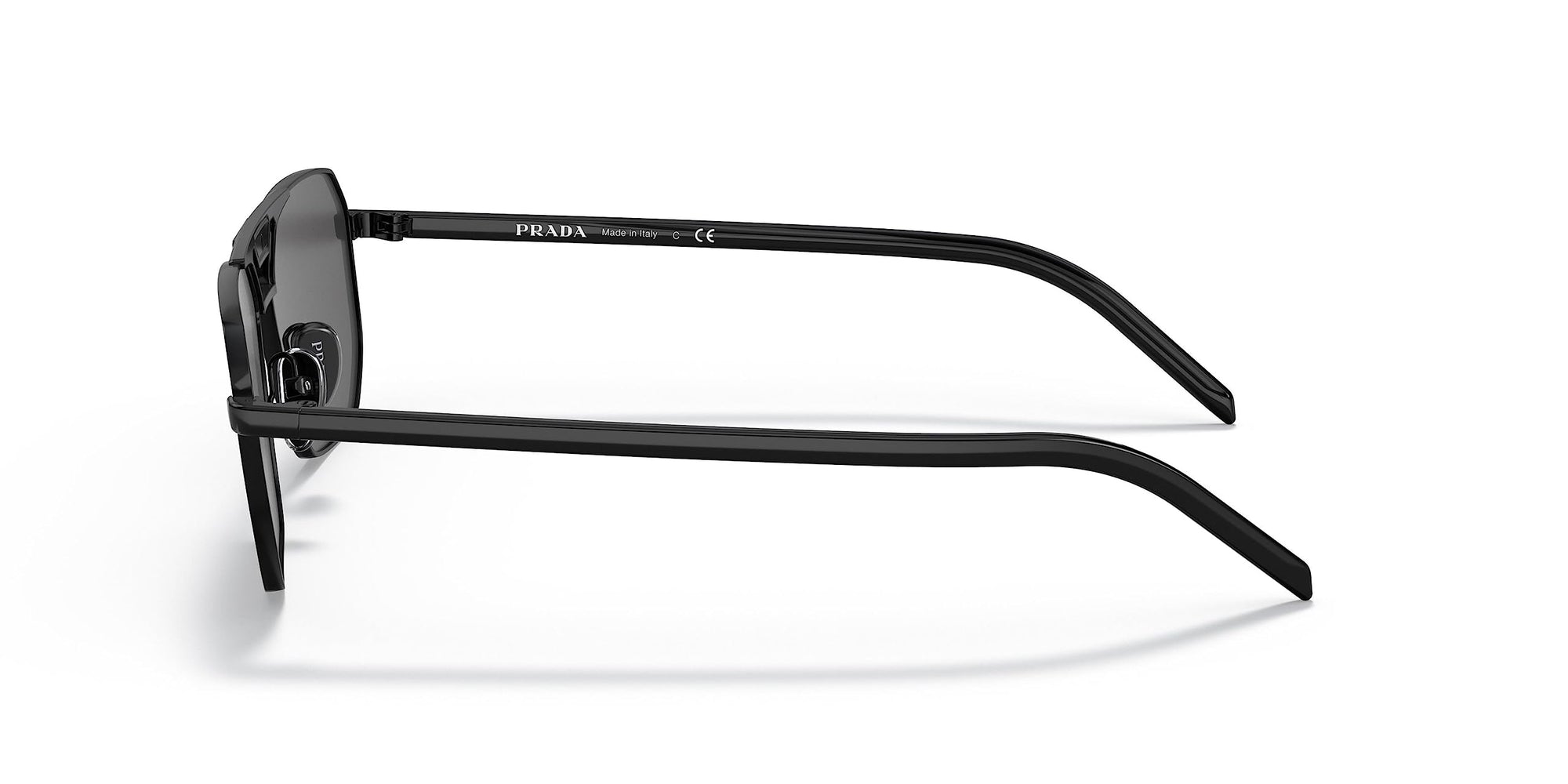 Prada Sunglasses PR58YS 1AB5S0 57mm Black / Dark Grey Lens