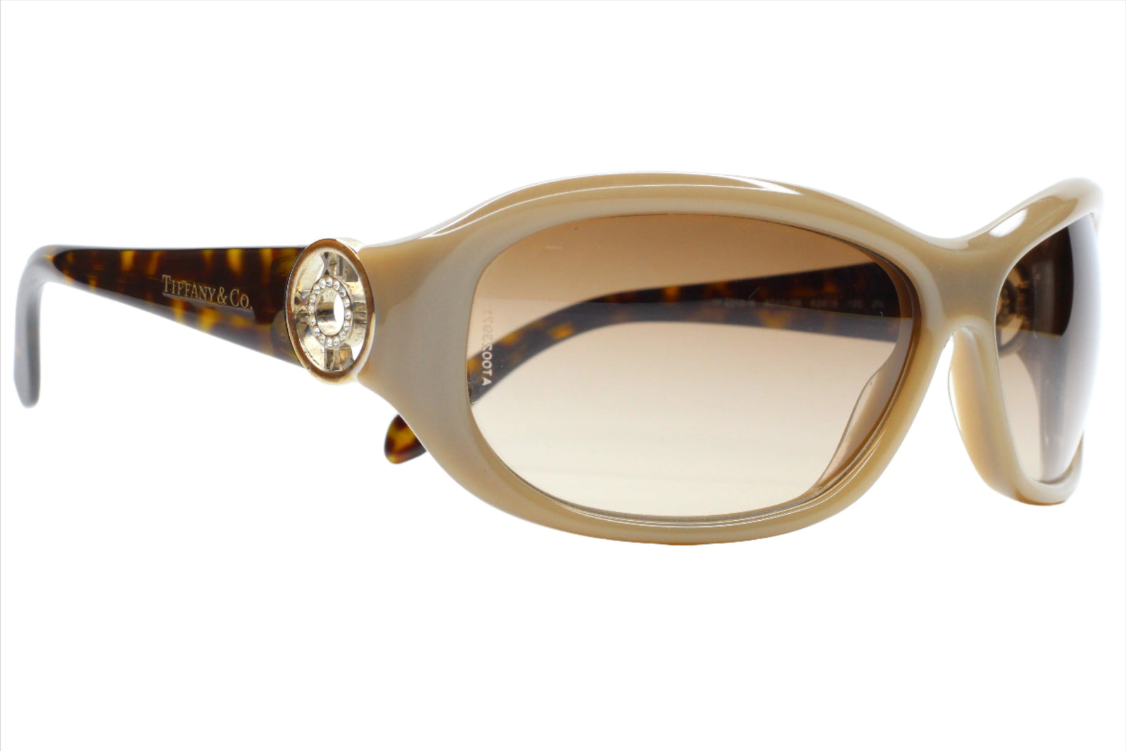 Tiffany & Co Sunglasses TF4010B 80403B 62mm Ivory-Havana / Brown Gradient Lens