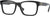 Versace Eyeglasses VE3285 GB1 55mm Black / Demo Lens