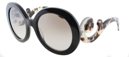 Prada Sunglasses PR27NSA UAO4O0 55mm Black Grey Havana / Light Brown Lens