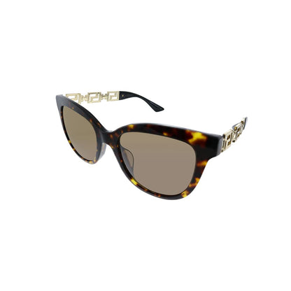 Versace Sunglasses VE4394F 10887 54mm Havana / Dark Brown Lens