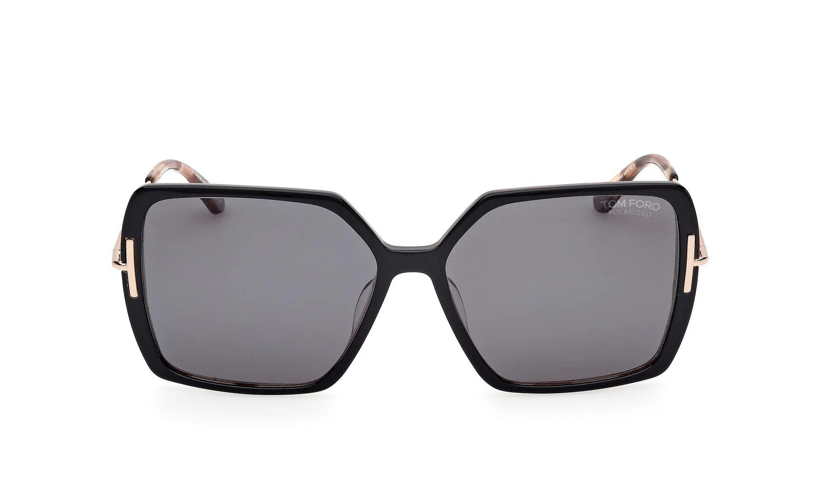 Tom Ford Joanna FT1039 05D Sunglasses 59mm Black Havana / Smoke Polarized Lens