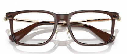 Burberry BE2426D 4116 Square Eyeglasses 54mm Brown / Clear Demo Lens
