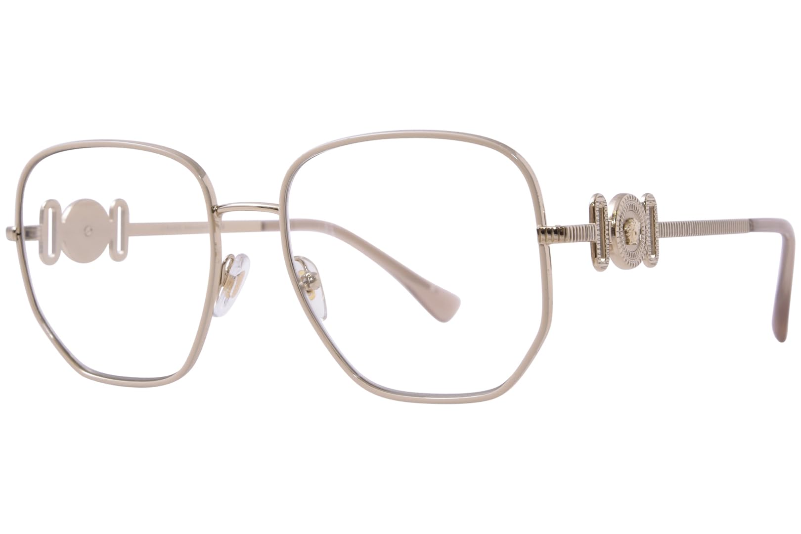 Versace Eyeglasses VE1283 1476 54mm Beige Pale Gold / Demo Lens