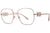 Versace Eyeglasses VE1283 1476 54mm Beige Pale Gold / Demo Lens