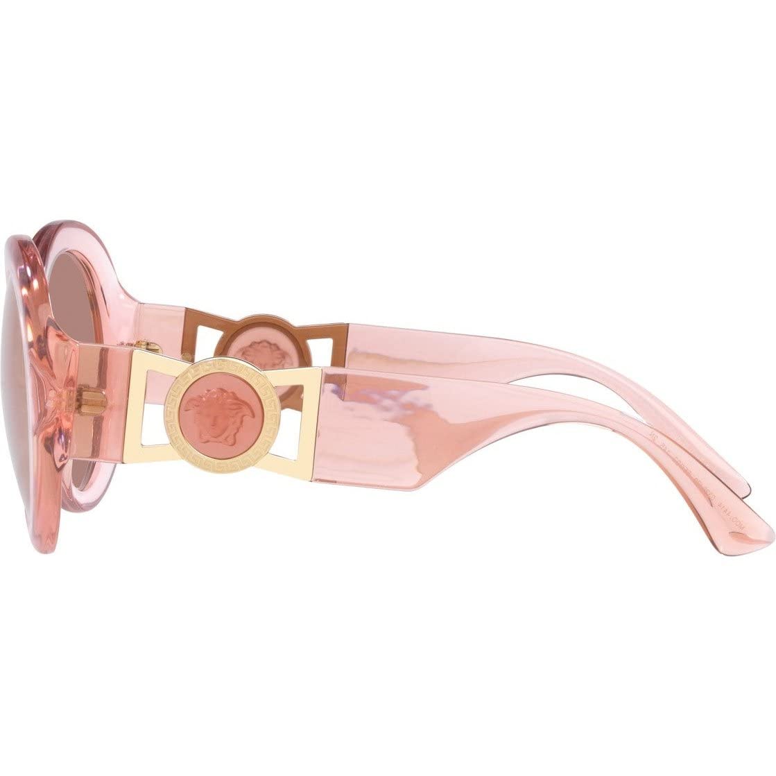 Versace Sunglasses VE4414F 533973 55mm Transparent Pink / Brown Lens