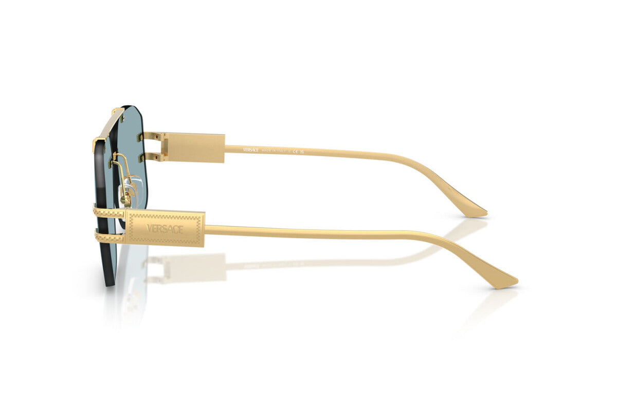 Versace Sunglasses VE2275 100280 60mm Gold / Blue Lens