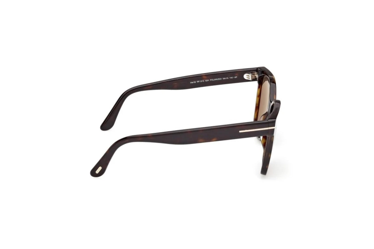 Tom Ford Iris-02 Sunglasses FT1312 52H 56mm Havana / Brown Polarized Lens
