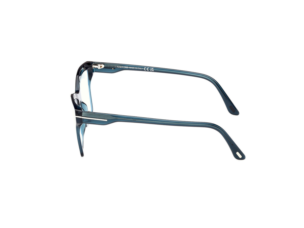 Tom Ford Eyeglasses FT5964-B 092 54mm Transparent Green / Blue Filter Lens