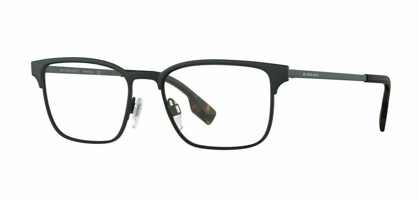 Burberry Eyeglasses BE1332 1287 54mm Green Rubber / Demo Lens