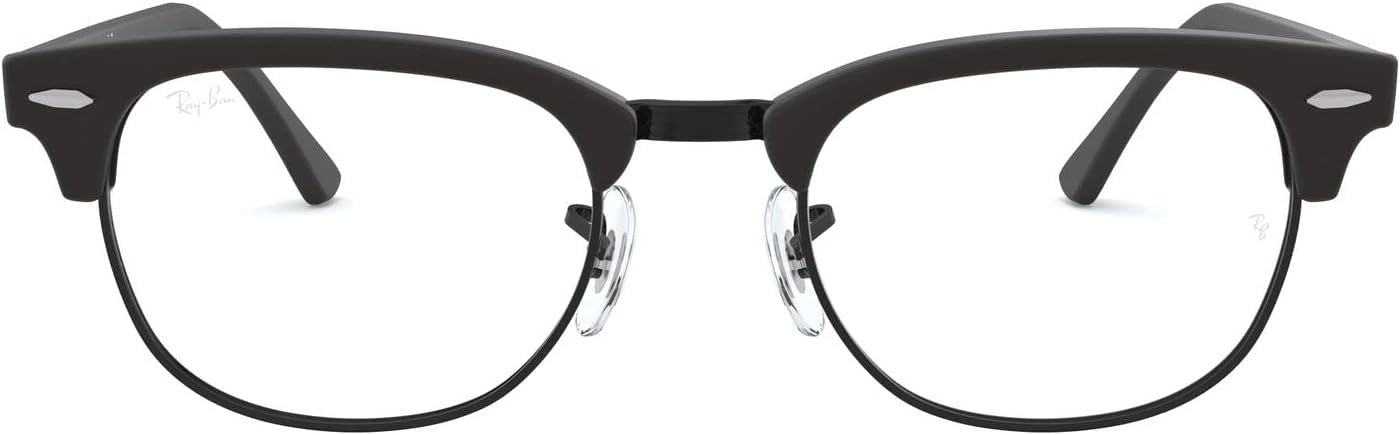Ray-Ban RX5154 2077 Eyeglasses 53mm Matte Black / Clear Demo Lens