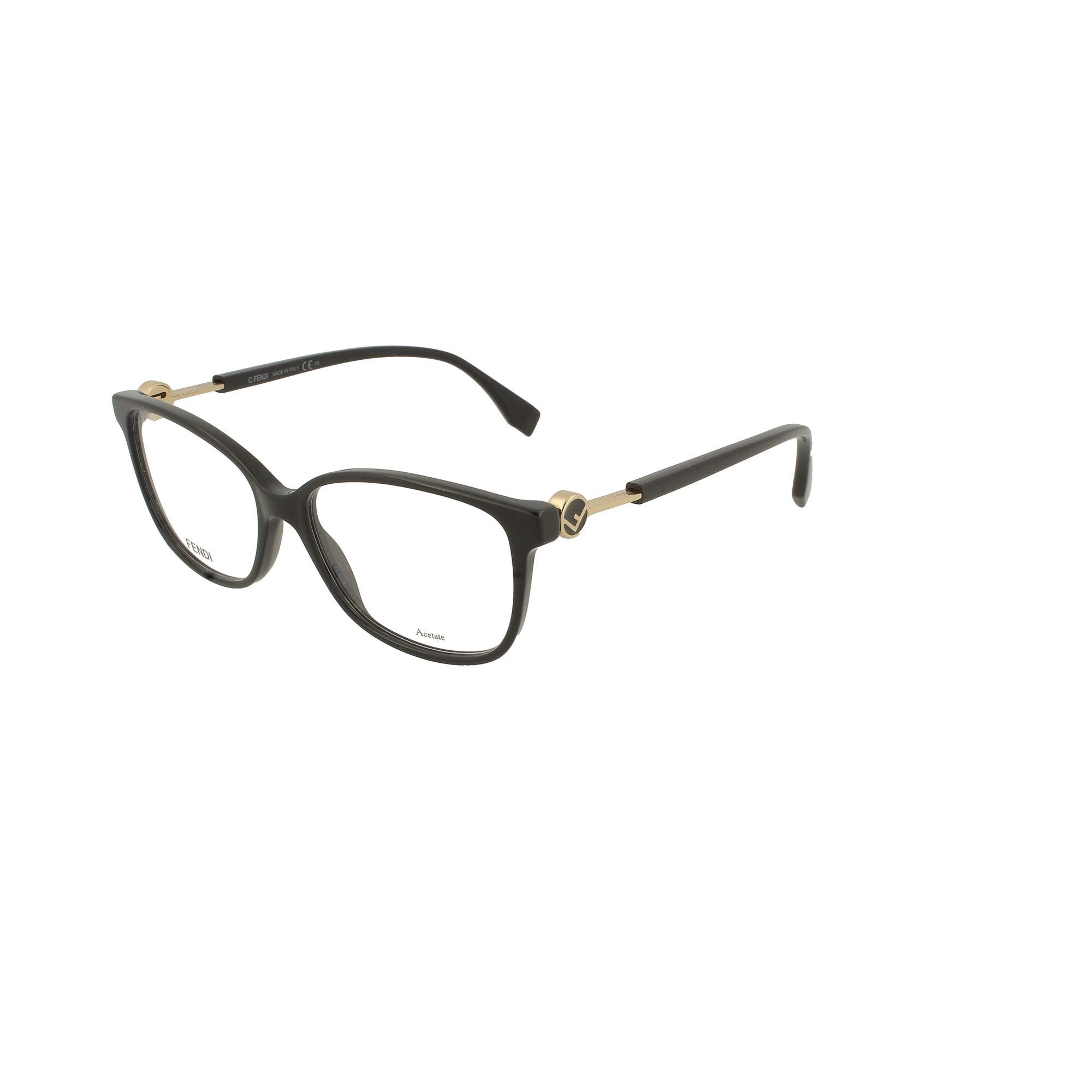 Fendi Eyeglasses FF0346 807 53mm Black / Demo Lens