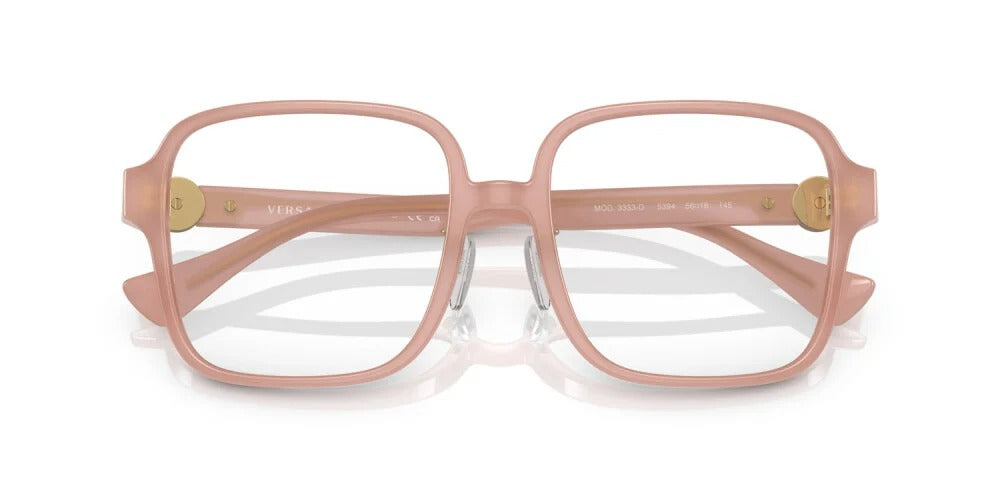 Versace VE3333D 5394 Eyeglasses 56mm Opal Pink / Clear Demo Lens