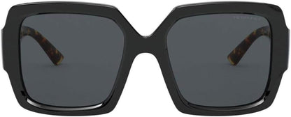 Prada PR21XS 1AB5Z1 Sunglasses 54mm Black Havana / Grey Polarized Lens
