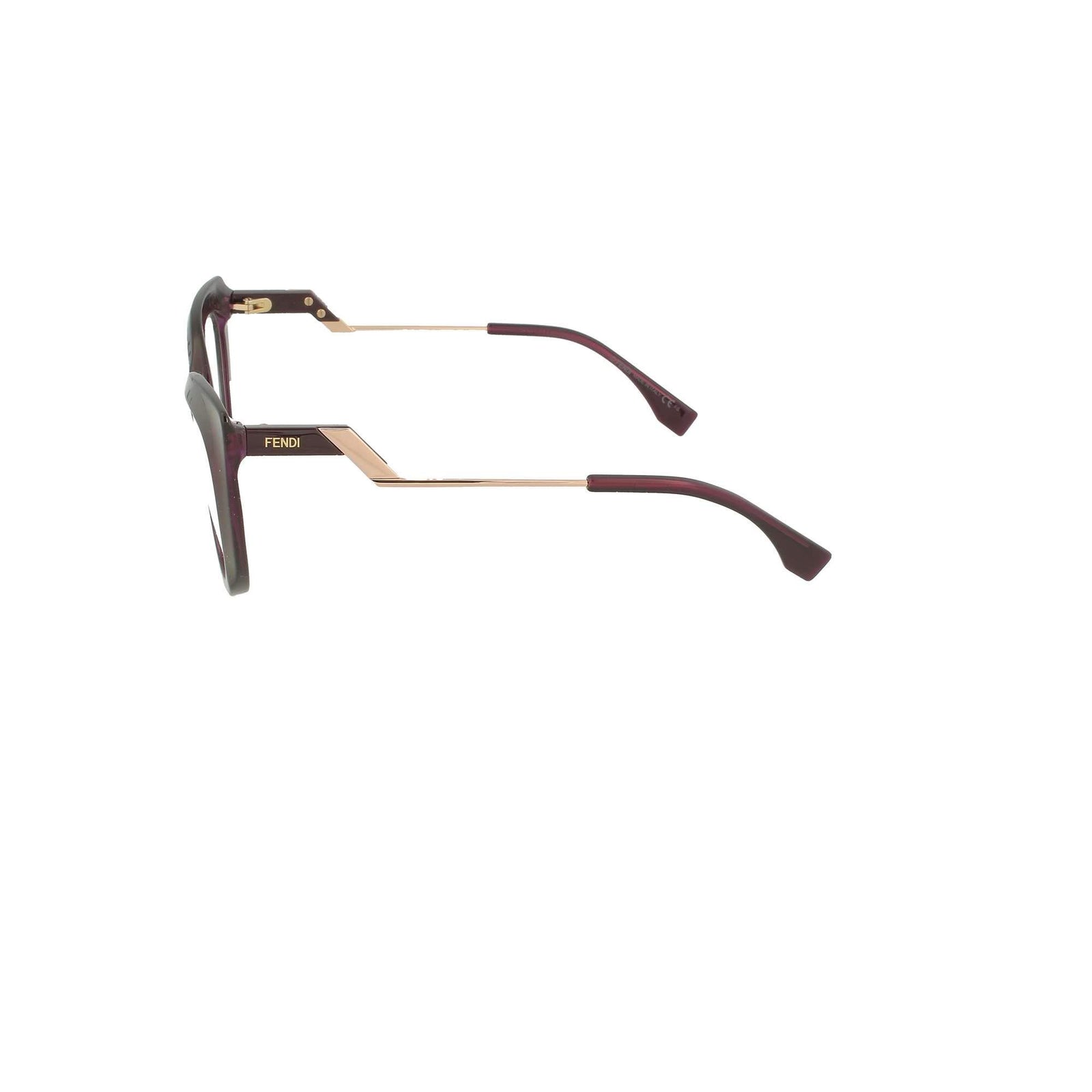 Fendi Eyeglasses FF0334 0T7 51mm Plum / Demo Lens