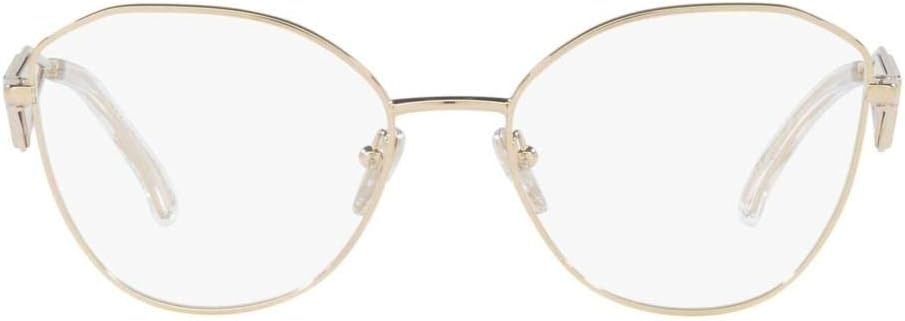 Prada Eyeglasses PR 52ZV ZVN 1O1 53mm Pale Gold / Demo Lens