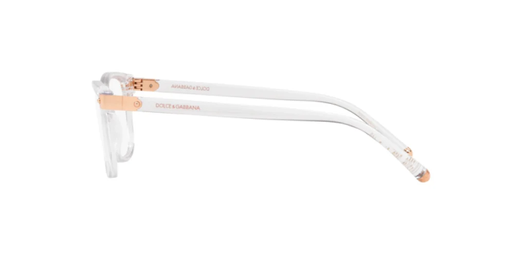 Dolce & Gabbana DG5036 3133 Eyeglasses 53mm Crystal / Clear Demo Lens