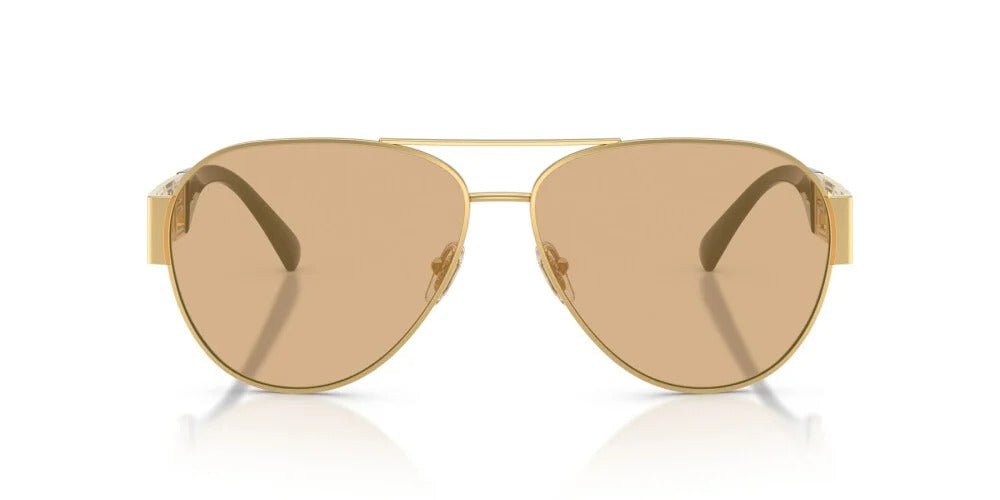 Versace Sunglasses VE2289 1002D8 61mm Gold / Yellow Mirror Silver Internal Lens