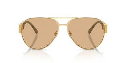 Versace Sunglasses VE2289 1002D8 61mm Gold / Yellow Mirror Silver Internal Lens