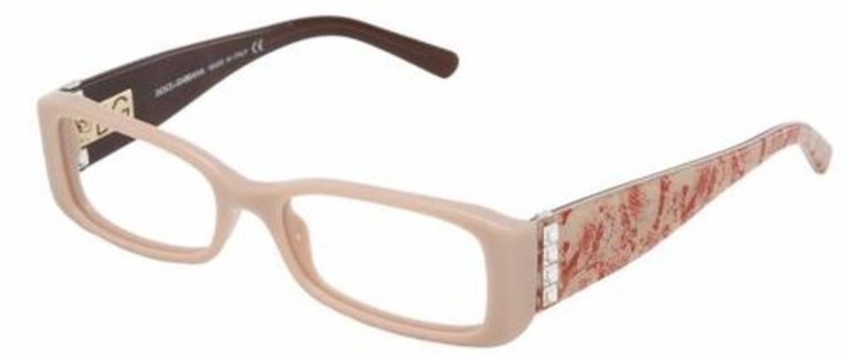 Dolce & Gabbana Eyeglasses DG3056B 692 52mm Beige / Demo Lens