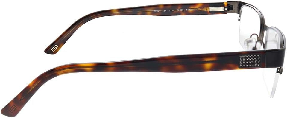 VERSACE VE 1184 1269 Eyeglasses 53mm Brushed Brown / Demo Lens