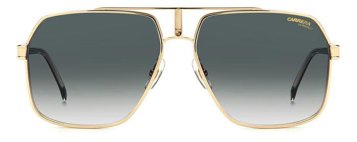 Carrera 1055/S W3J/9K Sunglasses 62mm Gold / Green Gradient Lens