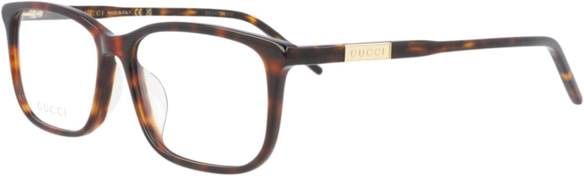 Gucci GG1159OA 003 Eyeglasses 56mm Havana / Clear Demo Lens