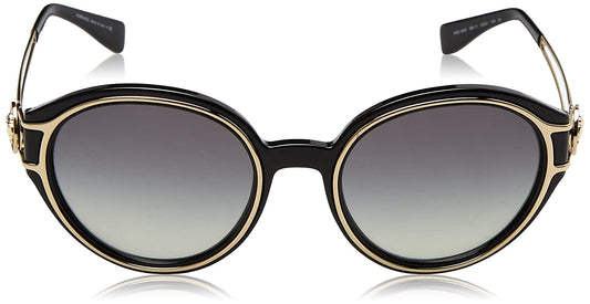 Versace Sunglasses VE4342 GB1/11 53mm Black Pale Gold / Grey Gradient Lens