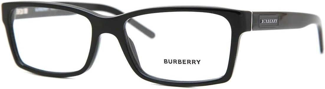 Burberry BE 2108 3001 Rectangle Eyeglasses 54mm Black / Demo Lens
