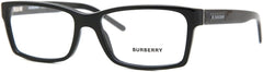 Burberry BE 2108 3001 Rectangle Eyeglasses 54mm Black / Demo Lens