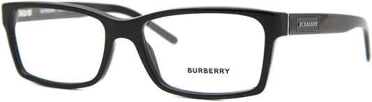 Burberry BE 2108 3001 Rectangle Eyeglasses 54mm Black / Demo Lens