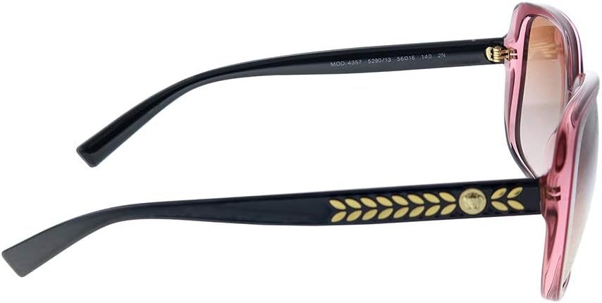 Versace Sunglasses VE4357 529013 56mm Transparent Red / Brown Gradient Lens