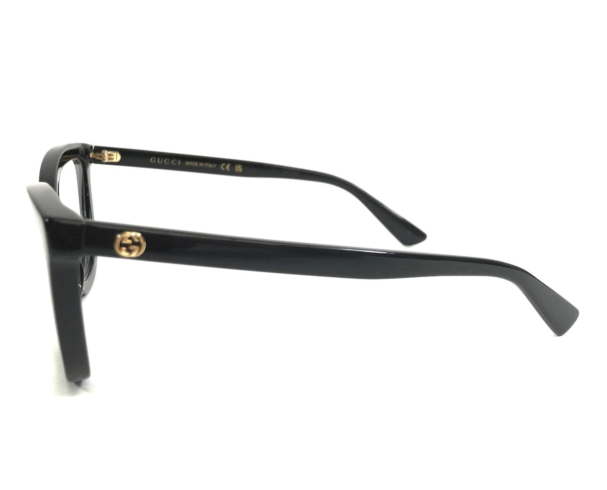 Gucci Eyeglasses GG1686O 005 51mm Shiny Black / Demo Lens