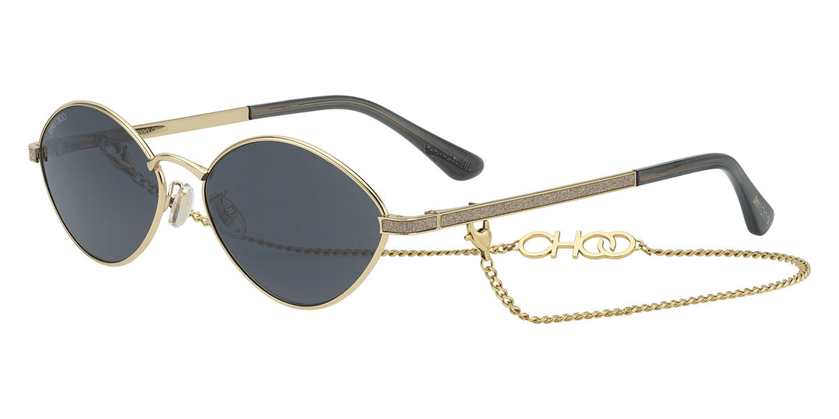 Jimmy Choo Sunglasses JC SONNY-S 2F7 58mm Gold Grey / Grey Lens