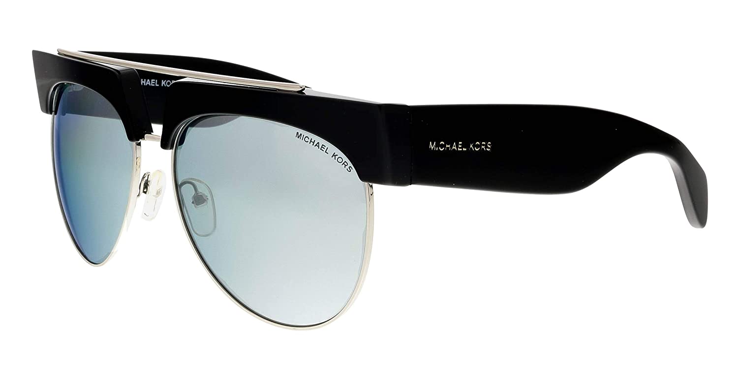 Michael Kors MILAN MK2075 30051U Sunglasses Black-Silver / Silver Mirror Lens