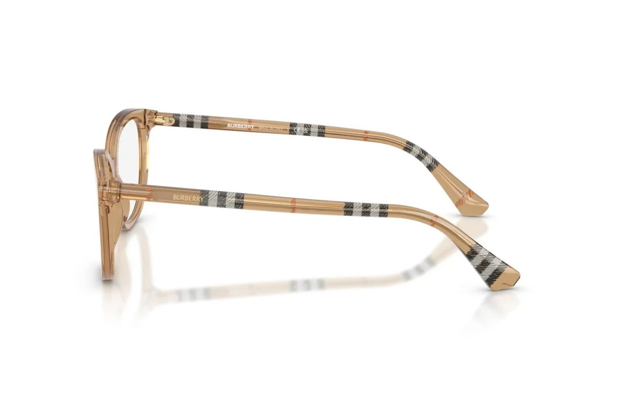 Burberry BE2431 4164 Eyeglasses 54mm Beige / Clear Demo Lens