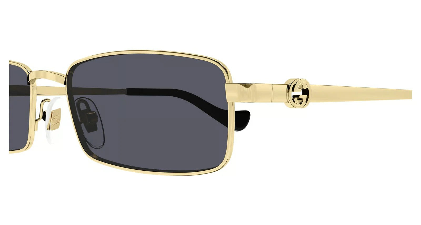 Gucci Sunglasses GG1600S 001 56mm Gold / Grey Lens