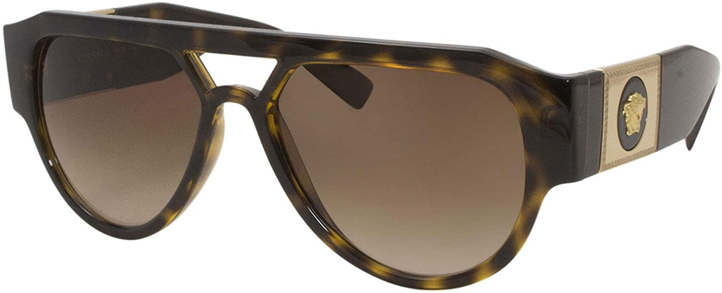 Versace Sunglasses VE4401 10813 57mm Havana / Brown Gradient Lens