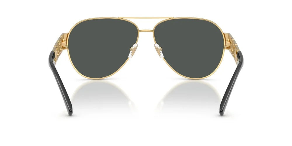 Versace Sunglasses VE2289 100287 61mm Gold / Dark Grey Lens