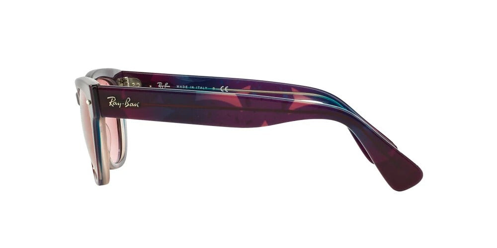 Ray-Ban Laramie RB4169 10794B Sunglasses 53mm Violet Red / Red Lens