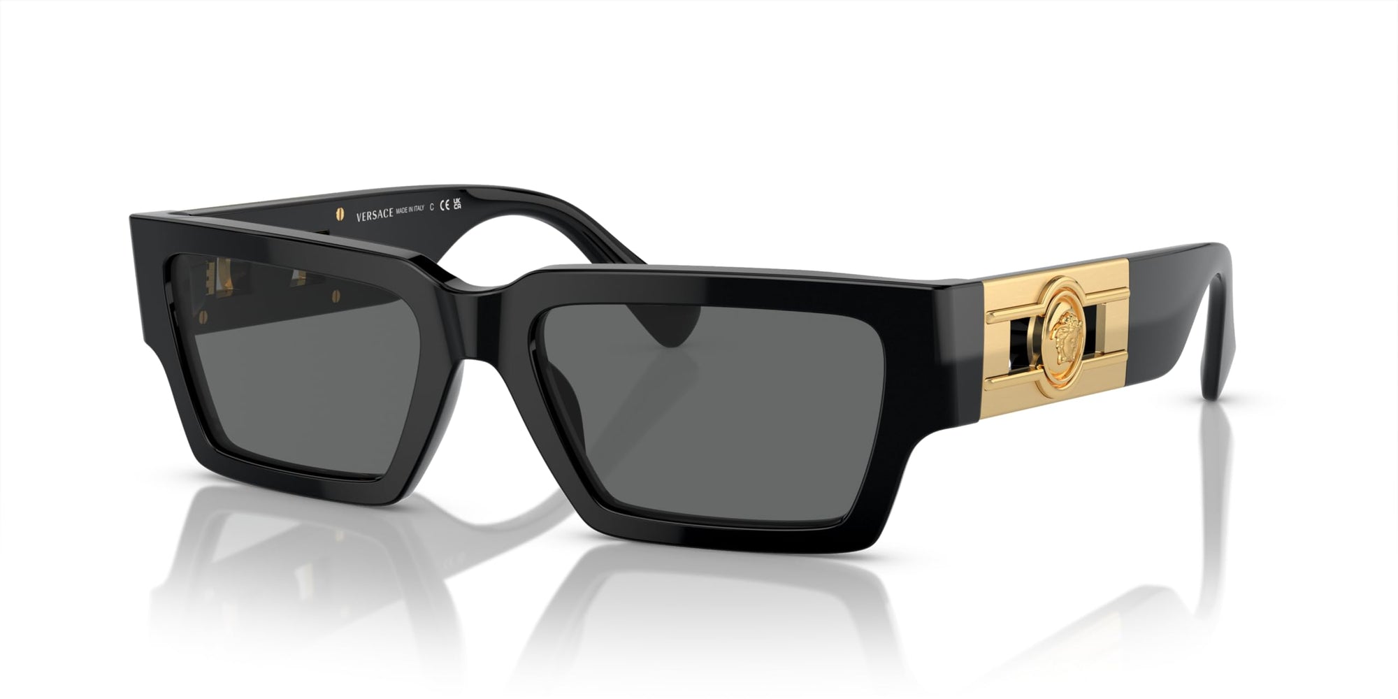 Versace Sunglasses VE4459 GB187 54mm Black / Dark Grey Lens