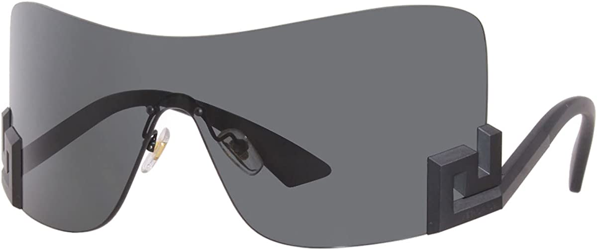 Versace Sunglasses VE2240 125687 40mm Black / Dark Grey Lens