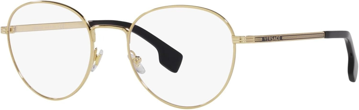 Versace VE1279 1002 Eyeglasses 53mm Gold / Clear Demo Lens