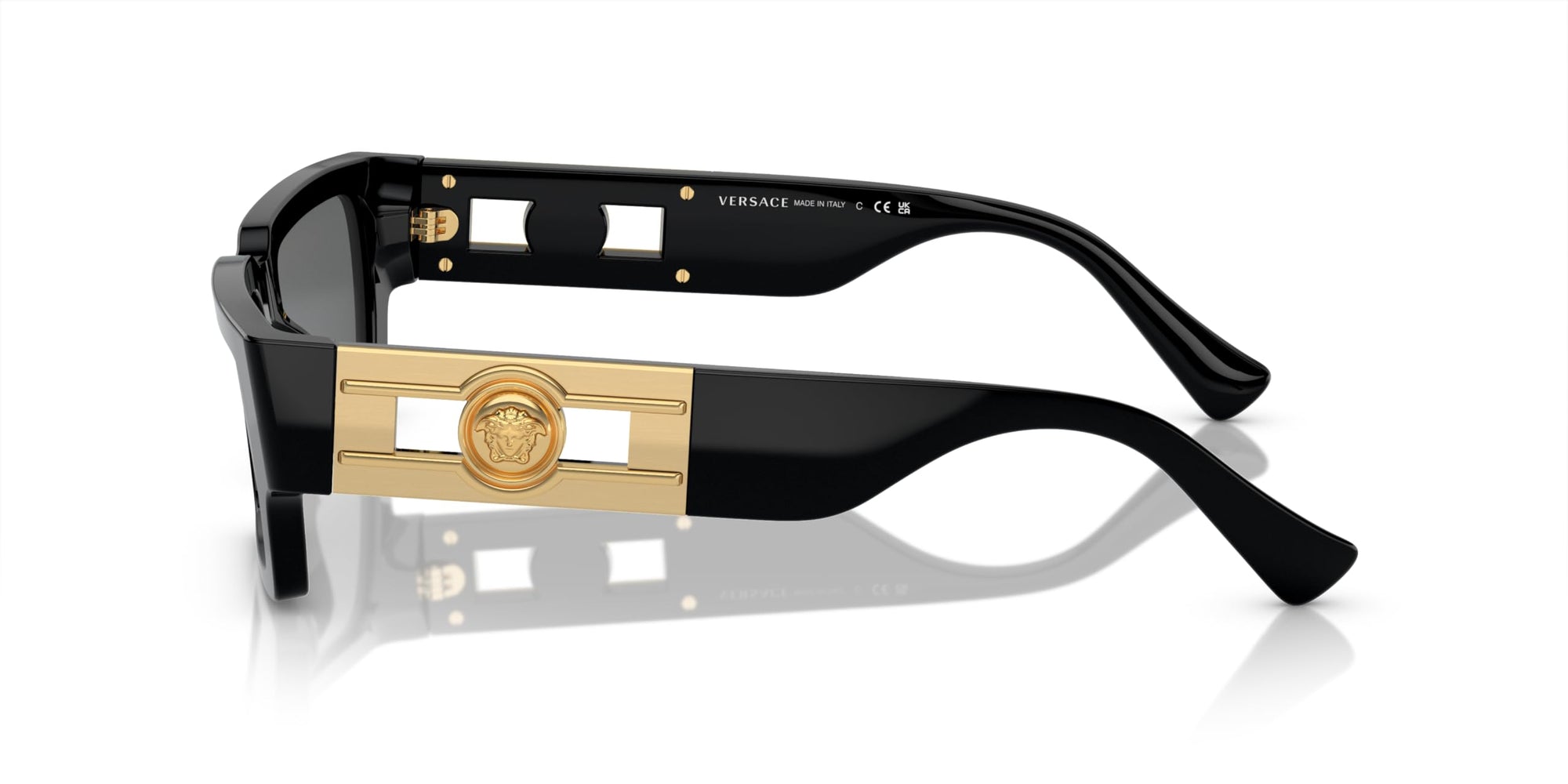 Versace Sunglasses VE4459 GB187 54mm Black / Dark Grey Lens