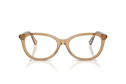 Burberry BE2431 4164 Eyeglasses 54mm Beige / Clear Demo Lens