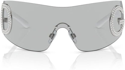 Dolce & Gabbana Sunglasses DG2298B 0687 40mm Light Grey / Light Grey Lens