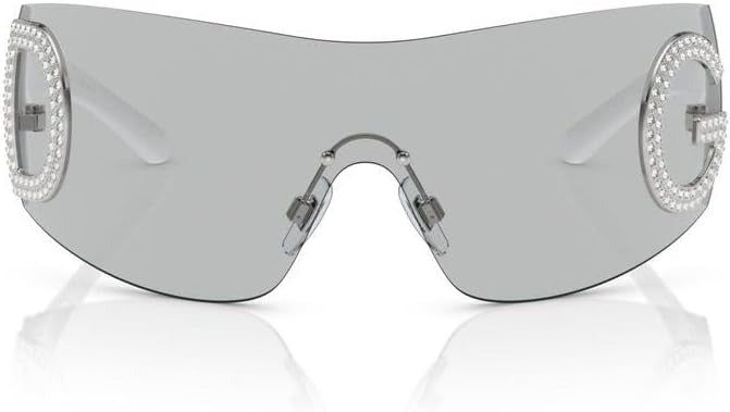 Dolce & Gabbana Sunglasses DG2298B 0687 40mm Light Grey / Light Grey Lens