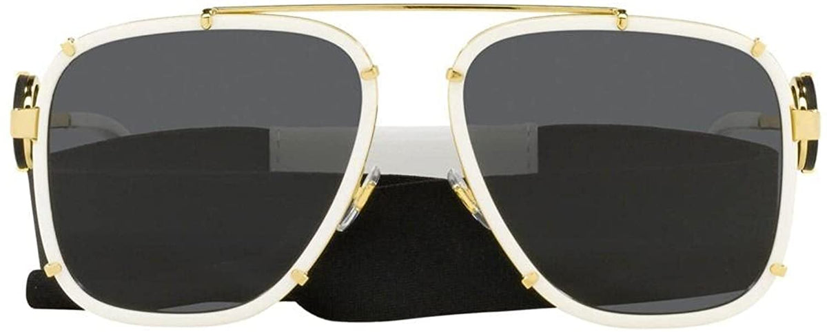 Versace Sunglasses VE2233 147187 60mm White / Dark Grey Lens