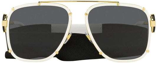 Versace Sunglasses VE2233 147187 60mm White / Dark Grey Lens