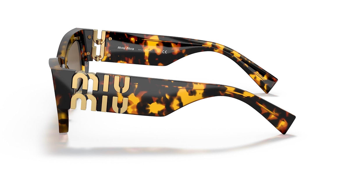 Miu Miu Sunglasses MU09WS VAU06B 53mm Honey Havana / Dark Brown Lens